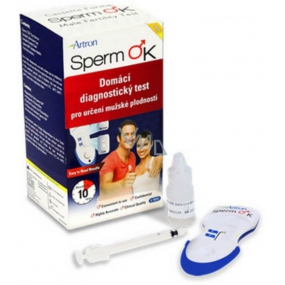 Artron Sperm Ok domácí diagnostický test pro určení mužské plodnosti