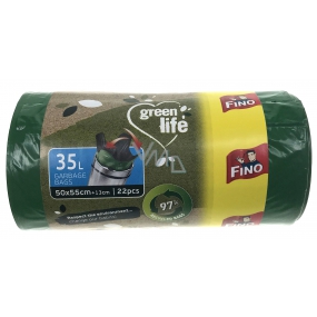 Fino Green Life Sáček do koše 35 l 50 x 55 cm 22 kusů