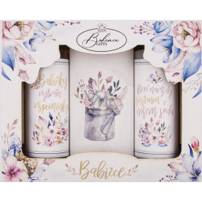 Bohemia Gifts Babičce sprchový gel pro ženy 100 ml + šampon na vlasy 100 ml + toaletní mýdlo 100 g, kosmetická sada