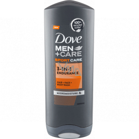 Dove Men + Care Sportcare 3v1 Endurance sprchový gel pro muže 250 ml