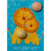 Bomb Cosmetics Birthday Boy Lion Šumivé přání s balistikem 2 x 15 g