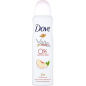 Dove Go Fresh Peach & Lemon Verbena Scent deodorant sprej pro ženy bez hliníkových solí 150 ml