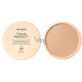 Miss Sporty Naturally Perfect kompaktní pudr 002 Light 10 g