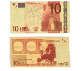 Talisman Zlatá plastická bankovka 10 EUR