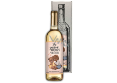Bohemia Gifts Chardonnay Pro zaručeně hezký večer bílé dárkové víno 750 ml