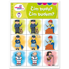 Ditipo Pexeso pro nejmenší Čím budu pro děti, 10 párů obrázků, věk 3+