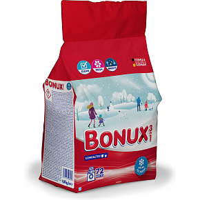 Bonux prací prášek White Polar Ice Fresh, 4,68 kg, 72 dávek