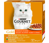 Purina Gourmet Gold pro kočky kousky masa se zeleninou ve šťávě 8 x 85 g