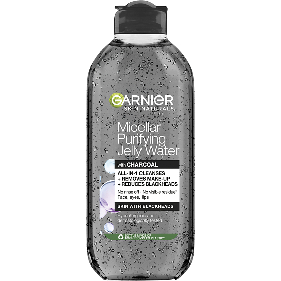 Garnier Pure Active Gelová Micelálrní voda s aktivním uhlím, 400 ml