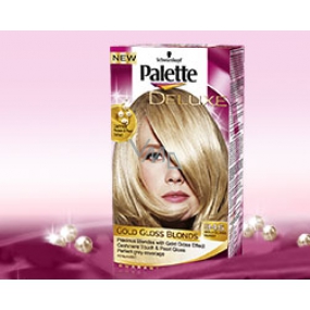 Schwarzkopf Palette Deluxe barva na vlasy 345 zářivě zlatá medová 115 ml