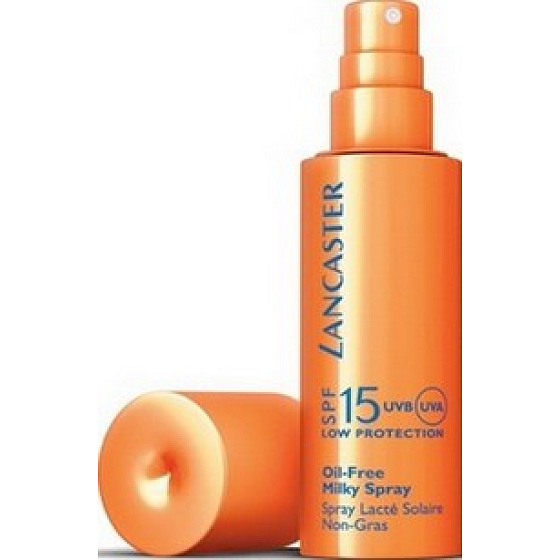 Lancaster Sun Care Oil Free Milky SPF15 mléko na opalování 150 ml sprej