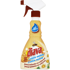 Diava s včelím voskem, pro čištění a leštění nábytku, konzervuje, 300 ml