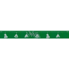 Háčkovaný vánoční řetěz Zvonky 185 cm