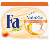 Fa NutriSkin Intensively Caring White Peach Bílá broskev toaletní mýdlo 100 g