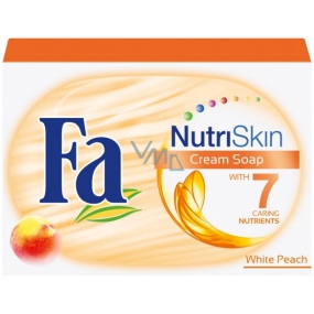 Fa NutriSkin Intensively Caring White Peach Bílá broskev toaletní mýdlo 100 g