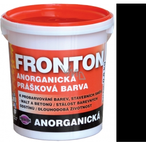 Fronton Anorganická prášková barva Černá pro venkovní a vnitřní použití 800 g