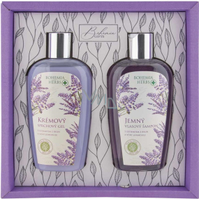 Bohemia Gifts Levandule sprchový gel 250 ml + vlasový šampon 250 ml, kosmetická sada