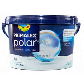 Primalex Polar Bílý interiérový nátěr 4 kg (2,6 l)