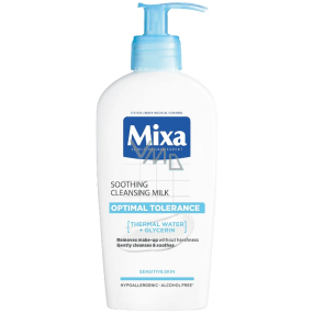 Mixa Cleansing Milk Optimal Tolerance odličovací mléko dávkovač 200 ml