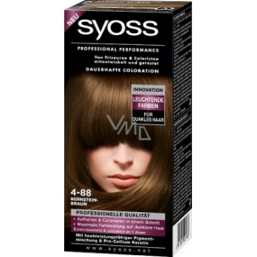 Syoss Professional barva na vlasy 4 - 88 jantarově hnědý