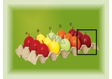 Lima Aromatické vajíčko svíčka vínově červená E 40 x 60 mm 1 kus