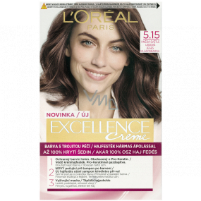 Loreal Paris Excellence Creme barva na vlasy 5.15 Hnědá světle ledová