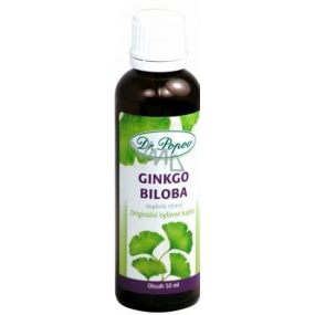 Dr. Popov Ginkgo biloba originální bylinné kapky 50 ml