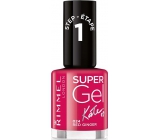 Rimmel London Super Gel by Kate lak na nehty 024 Red Ginger 12 ml