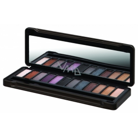 Technic Fashionista kosmetická paleta očních stínů 12 x 1,1 g