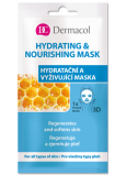 Dermacol Hydrating & Nourishing Mask textilní 3D hydratační a vyživující maska 15 ml