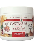 Bohemia Gifts Castanum Extrakt z kaštanu koňského hřejivý masážní gel 600 ml