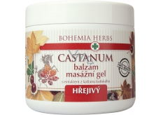 Bohemia Gifts Castanum Extrakt z kaštanu koňského hřejivý masážní gel 600 ml