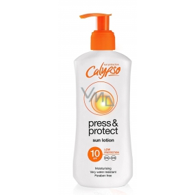 Calypso Press & Protect SPF10 mléko na opalování 200 ml