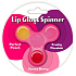 2K Lip Gloss Spinner Perfect Peach, Fruity Passion, Sweet Berry lesky na rty 3 x 0,8 g
