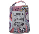 Albi Skládací taška na zip do kabelky se jménem Ludmila 42 x 41 x 11 cm