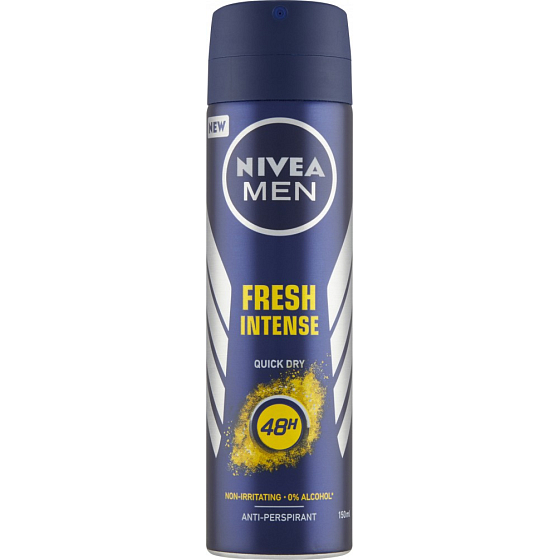 Nivea Men Fresh Intense 48h antiperspirant deodorant sprej pro muže 150 ml