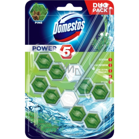 Domestos Power 5 Pine Wc tuhý blok 2 x 55 g