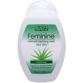 Beauty Formulas Feminine Soothing intimní mycí gel s aloe vera 250 ml