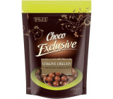 Poex Choco Exclusive Lískové ořechy v mléčné čokoládě 175 g