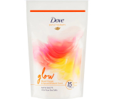Dove Glow koupelová sůl s vůní červeného pomeranče a rebarbory 400 g