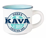 Albi Espresso hrneček - Dobrá káva je skvělý začátek dne 45 ml