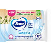 Zewa Pure Moist Toilet Tissue vlhčený toaletní papír, 42 ks