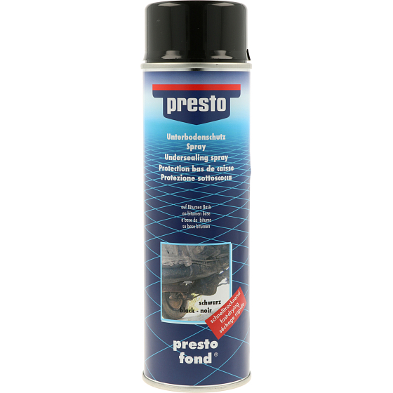 Motip 306017 Presto UBS Bitumen ochrana podvozku a karoserie, černý, 500 ml