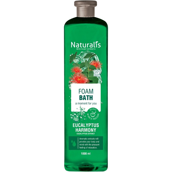 Naturalis pěnivá koupel - Eucalyptus Harmony 1000 ml