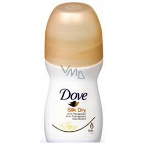 Dove Silk Dry kuličkový deodorant roll-on pro ženy 50 ml
