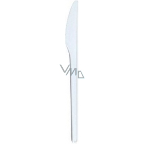Alvarak Plastový nůž bílý 17 cm 10 kusů
