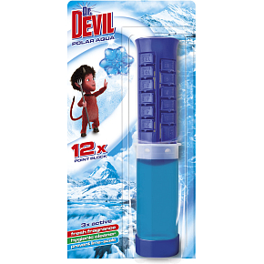 Dr. Devil 3v1 Point Block WC blok v tubě Polar Aqua, 75 ml