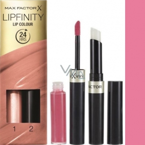 Max Factor Lipfinity Lip Colour rtěnka a lesk 022 Forever Lolita 2,3 ml a 1,9 g