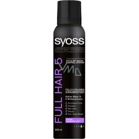 Syoss Full Hair 5 objem a plnost účesu pěnové tužidlo 250 ml