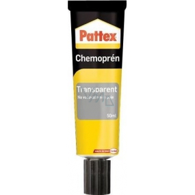 Pattex Chemoprén Transparent lepidlo na vodovzdorné spoje kombinace materiálů tuba 50 ml